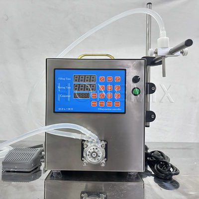 液体オイルボトル詰め機 半自動ペリスタルティックポンプ詰め機
