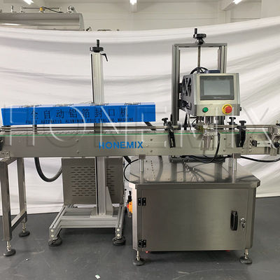 熱したバセリンクリーム 充填機 2ノズル 蓋 密封 レーベルライン