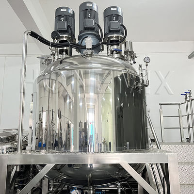固定真空エムルジ化ミキサー 1000L歯磨き粉製造機 5.5KW