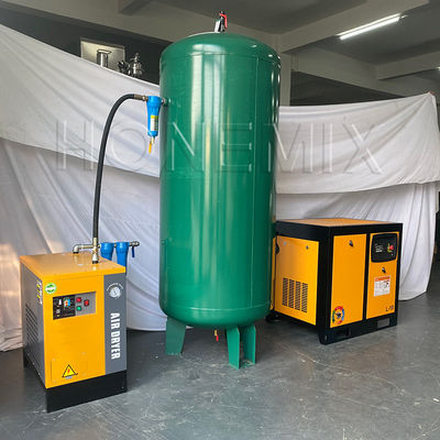 強力な補助設備 7.5KW / 10HP スクリューエアコンプレッサーセット
