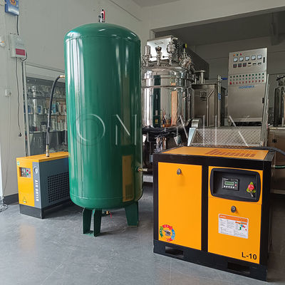 強力な補助設備 7.5KW / 10HP スクリューエアコンプレッサーセット