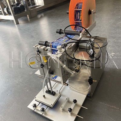 半自動ステッカーラベル付け機 100W フラットボトルラベルアプリケーションター