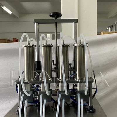 半自動香水製造機 4頭の真空充填機