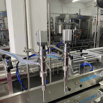 化粧品 2 頭詰め機 ピストン水平詰め機 CE