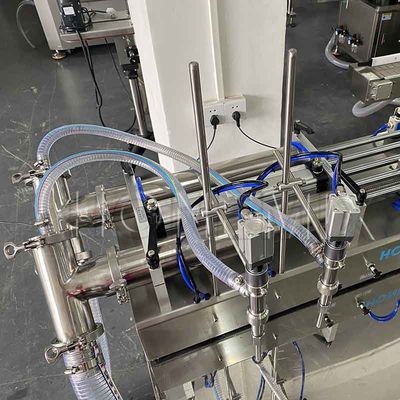 化粧品 2 頭詰め機 ピストン水平詰め機 CE
