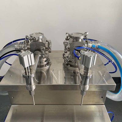 垂直自動シャンプー 2ノズルのボトル詰め機