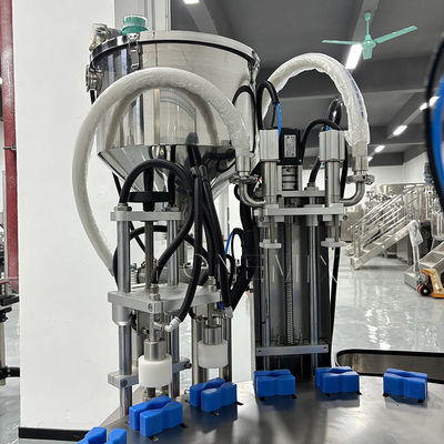 オートマティック 2 頭トナー ローータリー サーボ 液体クリーム 充填 蓋 機
