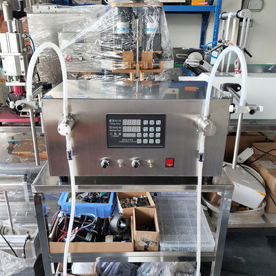 小さなボトル詰め機 ダブルヘッド洗剤詰め機