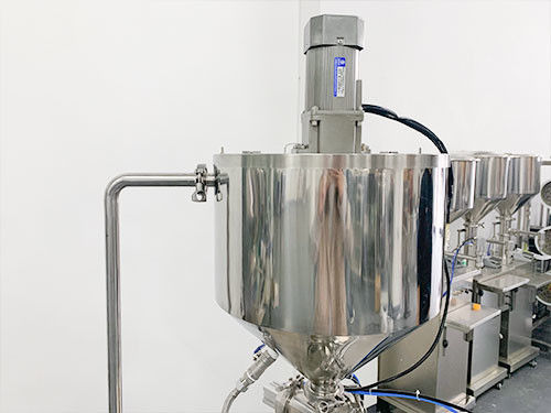 2頭 化粧品 唇の総詰め装置 バセリン加熱詰め機