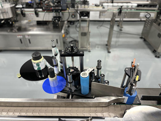電気自動水平小小ボトルラベル付け機
